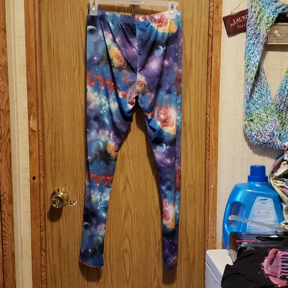 Derek ❤ Heart galaxy print leggings gently used - Picture 2 of 5